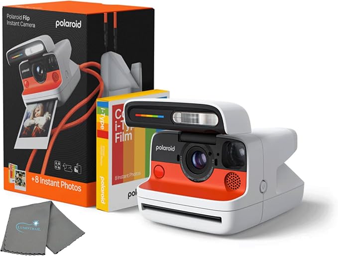 Polaroid Flip Instant Camera + Color Film Bundle by Polaroid