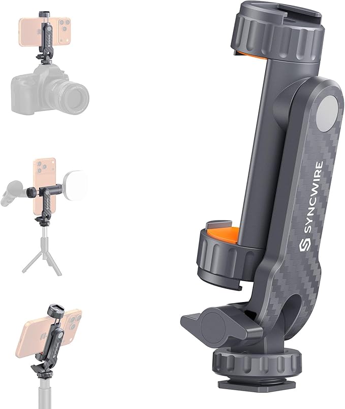 SYNCWIRE Tripod Phone Mount, Universal Smartphone Mount Adapter by SYNCWIRE
