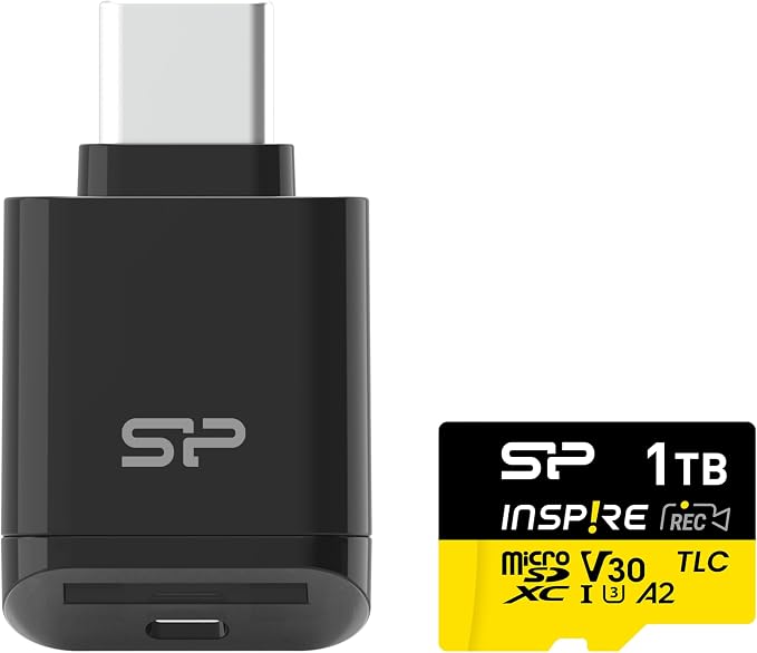 Silicon Power 1TB Inspire UHS-1 A2 TLC Micro SDXC Memory Card by SPSiliconPower