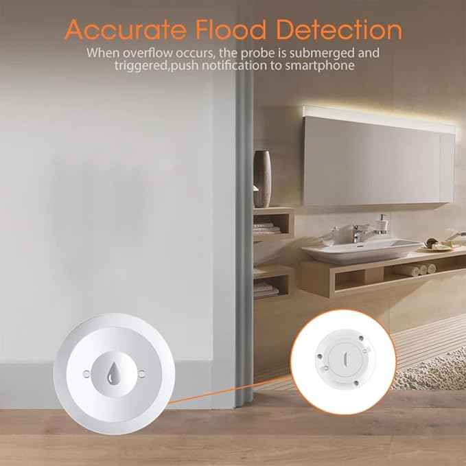 Haozee Water Leak Detector, Zigbee Water Detector Sensor - Image 3