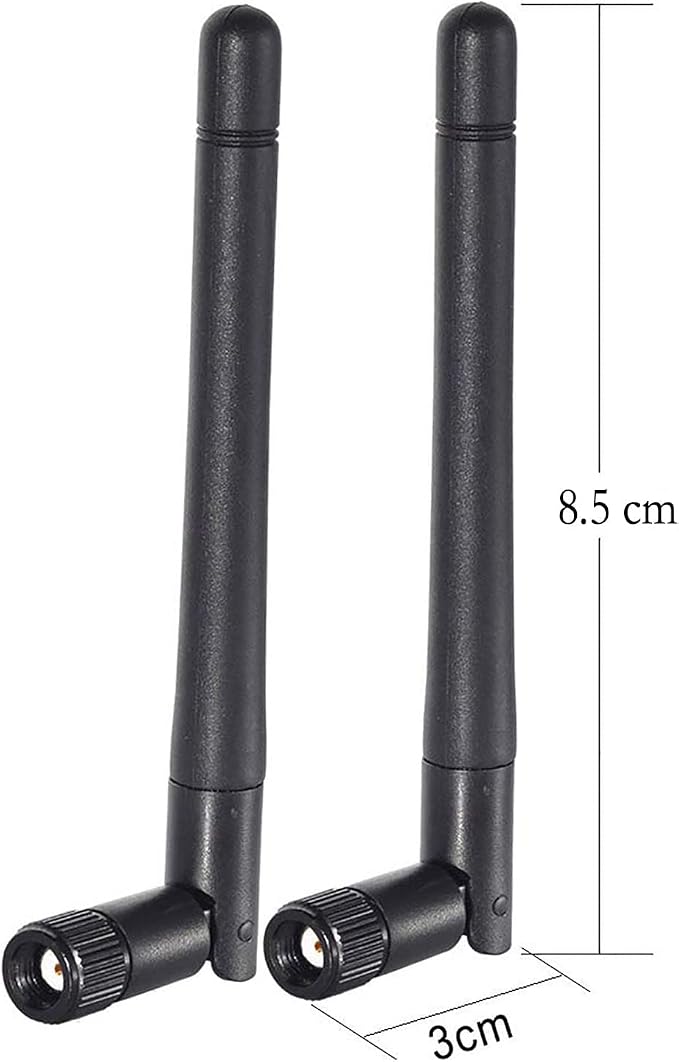 Bingfu Dual Band WiFi 2.4GHz 5GHz 5.8GHz 3dBi MIMO RP-SMA Male Bluetooth Antenna - Image 2