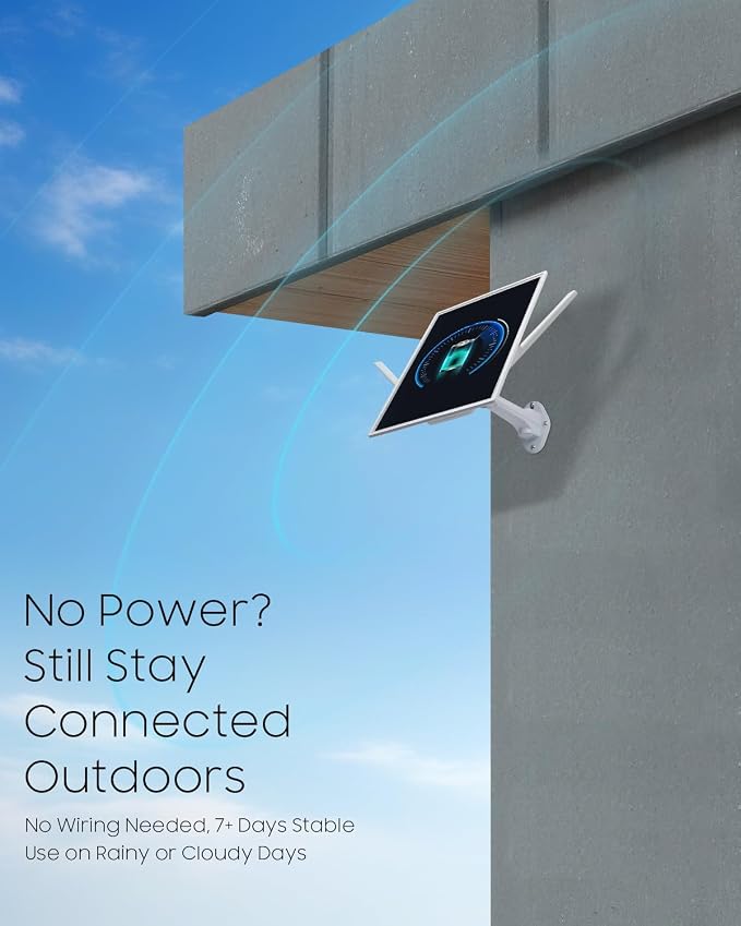 Solar WiFi Extender Outdoor-Solar Powered WiFi Extender Signal Booster - Image 4