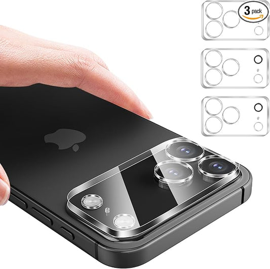 3PCS Rear Back Camera Lens Protector Tempered Glass by Hlija