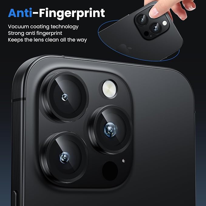 WSKEN for iPhone 16 Pro/iPhone 16 Pro Max Camera Lens Protector - Image 4
