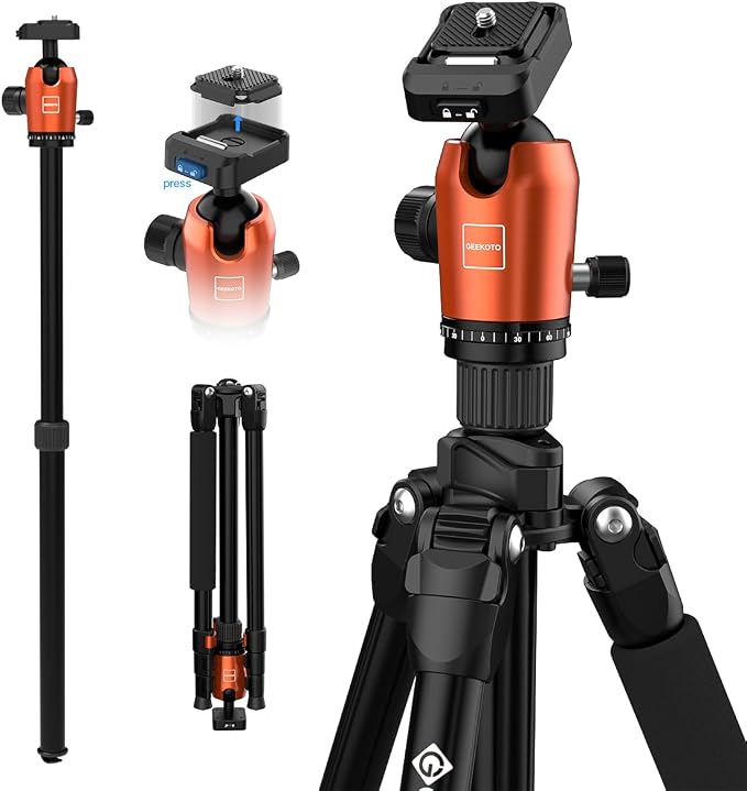 Geekoto 73-Inch Camera Tripod by GEEKOTO