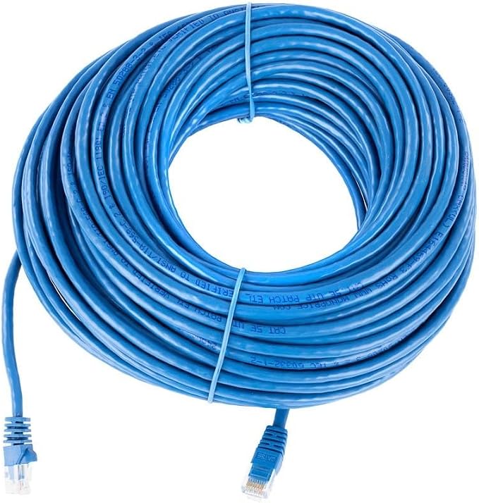 Monoprice Cat5e 100ft Blue Patch Cable UTP 24AWG 350MHz Pure Bare Copper - Image 4