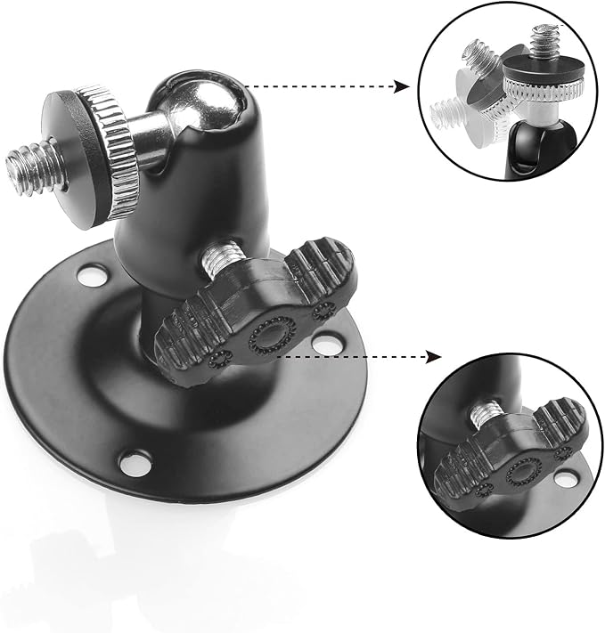 Camera Bracket Mount 3 Pcs Security Wall Mount - Image 4