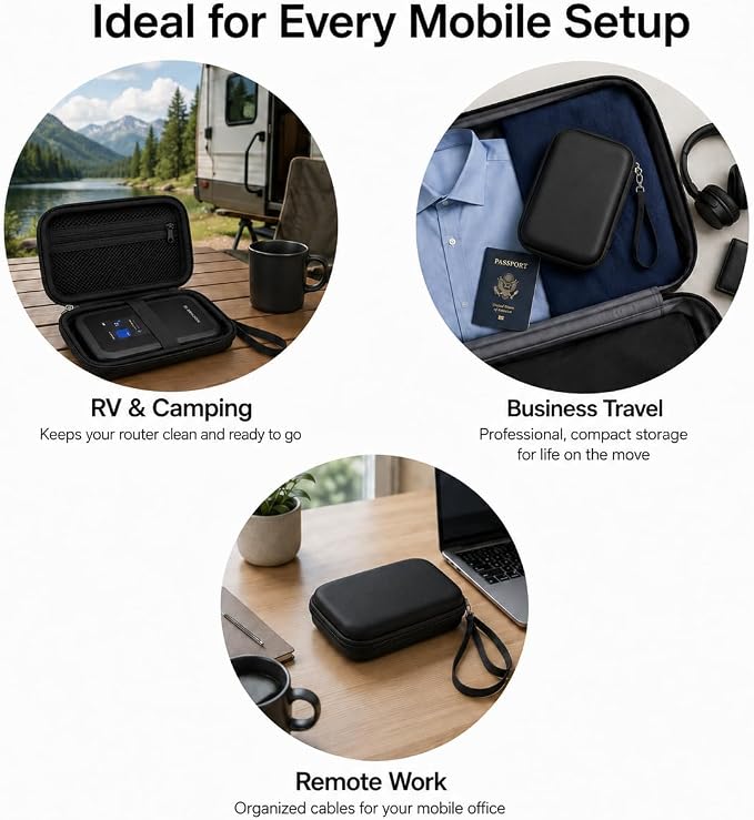 Travel Router Case for NETGEAR Nighthawk 5G Mobile Hotspot M7, Portable WiFi 7 - Image 2