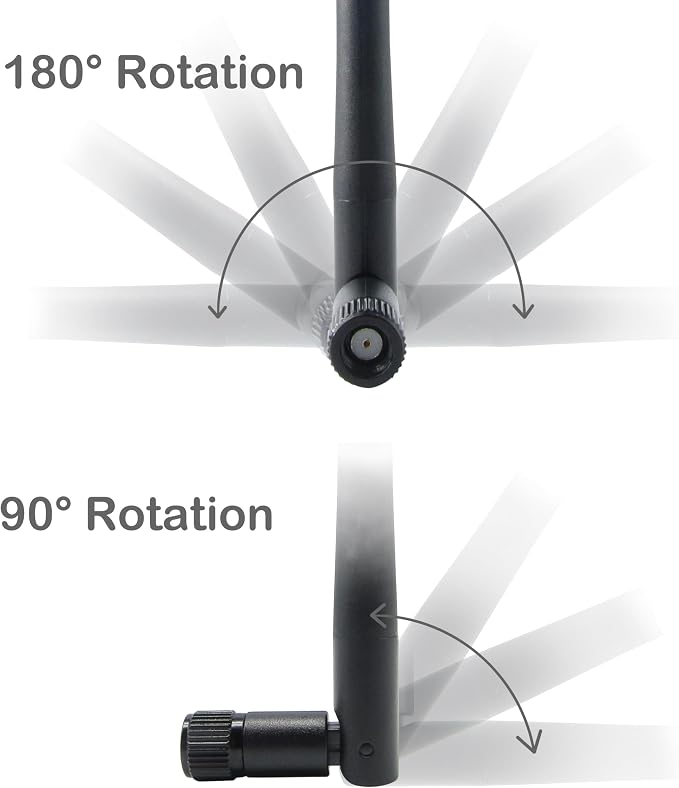 WiFi Antenna PC Bluetooth Antenna, WiFi 6 Dual Band 2.4Ghz 5Ghz 5.8Ghz 3dBi - Image 4