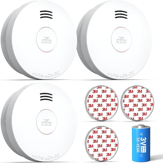 SITERWELL Smoke Detector, Smoke Detector 10 Year Battery by SITERWELL