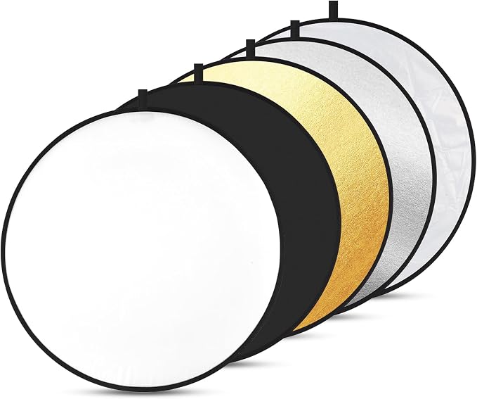 5-in-1 Light Reflector 32 Inch/80 cm Photography Diffuser Collapsible Portable by Kalofaye