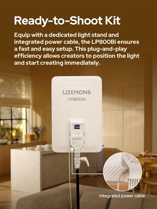 Godox LP800BI 85W LED Video Light Panel - Image 9
