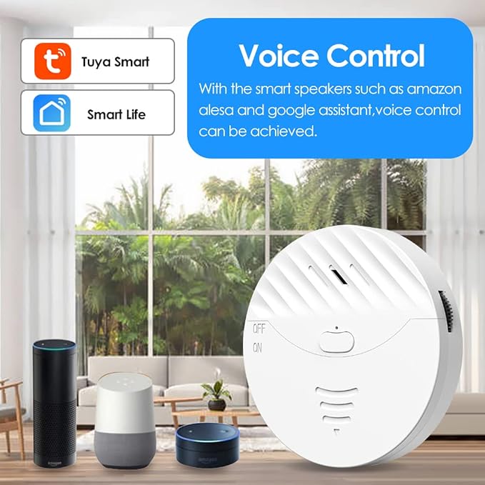WiFi Window Alarm System, 4 Pack Glass Break Detection - Image 2