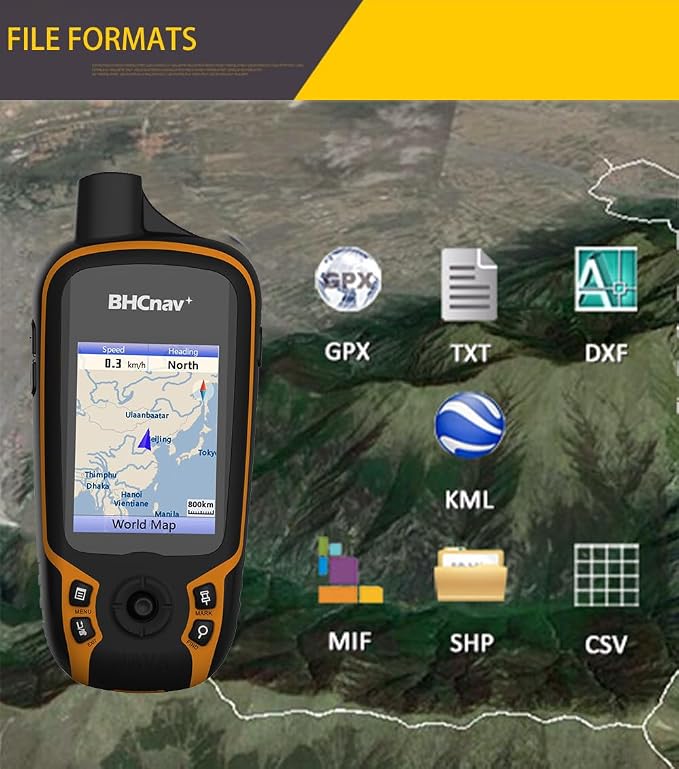 NAVA F30 Handheld GPS Navigation Device, Colorful Map Display, Land Accuracy - Image 9
