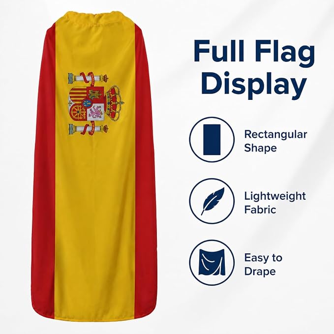 Flag Cape, Wearable Flag Costume, Be Suitable - Image 3
