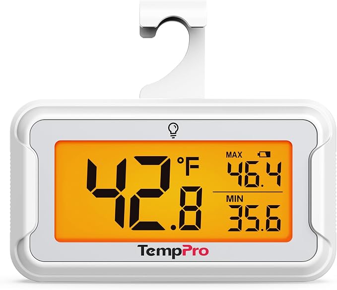 TempPro Refrigerator Thermometer by TempPro