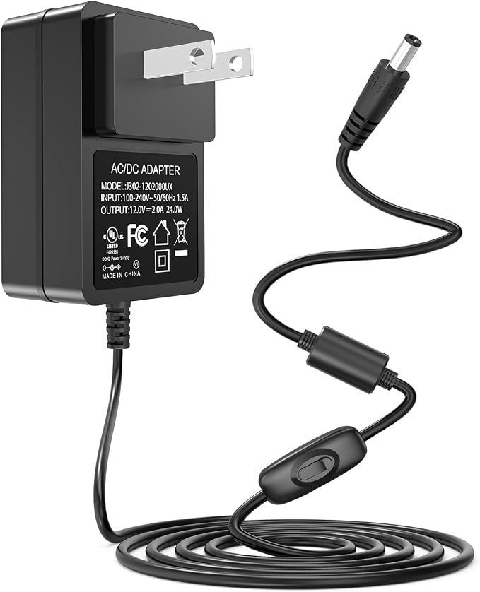 12V 2A AC to DC Power Adapter for TP-Link Deco Mesh WiFi System Models S4 by ZIFI
