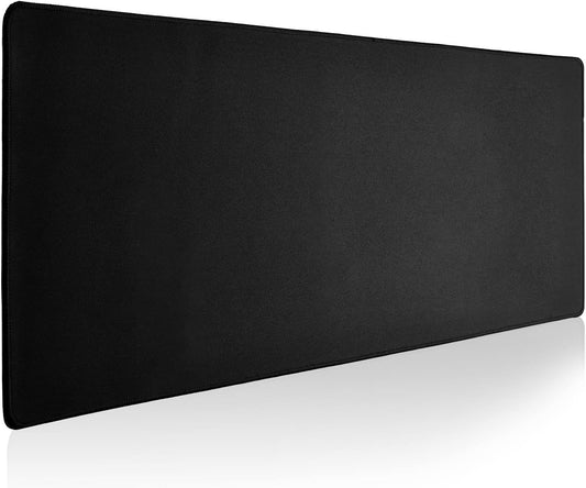 Large Gaming Mouse Pad with Durable Stitched Edges, Non-Slip Rubber Base, Big Computer Keyboard Mouse Mat Desk Pad for Home Office Gaming Work, 31.5"x11.8"x0.12", Black