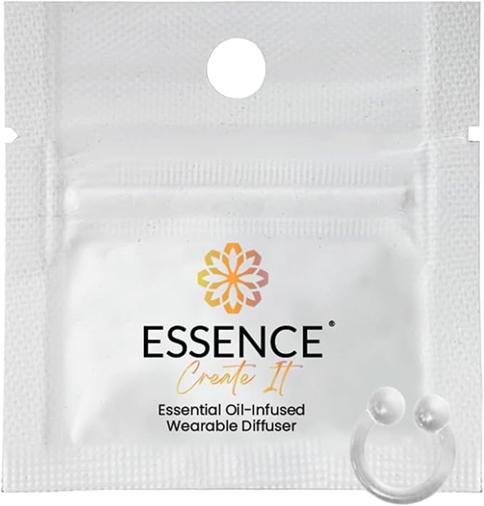 Essence Wearable Aromatherapy Nasal Diffuser – Essential Oil Nose Ring Silicone by Essence