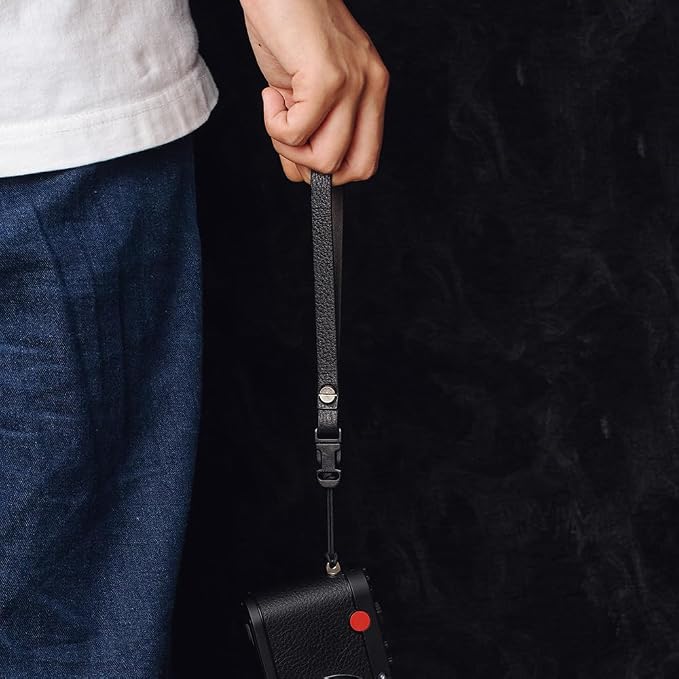 Vintage Minimalist Leather Camera Neck Shoulder Strap - Image 8