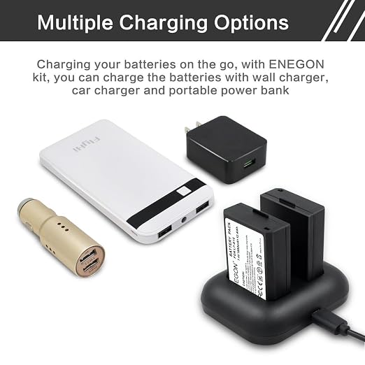 ENEGON LP-E10 Replacement Battery and Rapid Dual Charger - Image 6