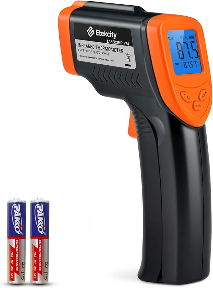 Etekcity Infrared Thermometer Laser Temperature Gun 774, Meat Food Candy Oven by Etekcity