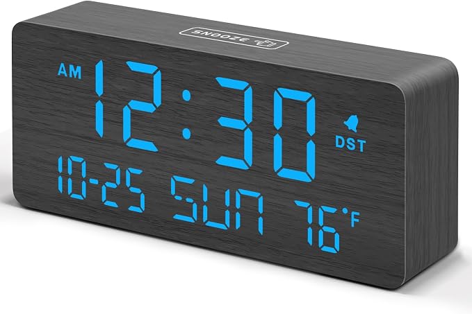 DreamSky Wooden Digital Alarm Clocks by DreamSky