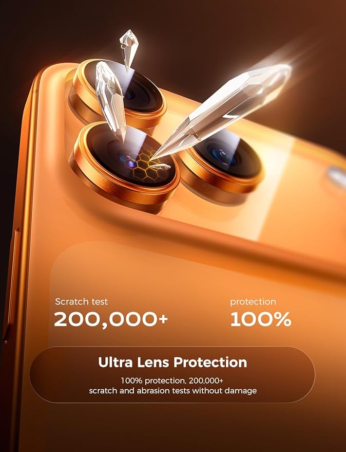 MAGIC JOHN for iPhone 17 Pro Max/17 Pro Camera Lens Protector 9H Aerospace - Image 3