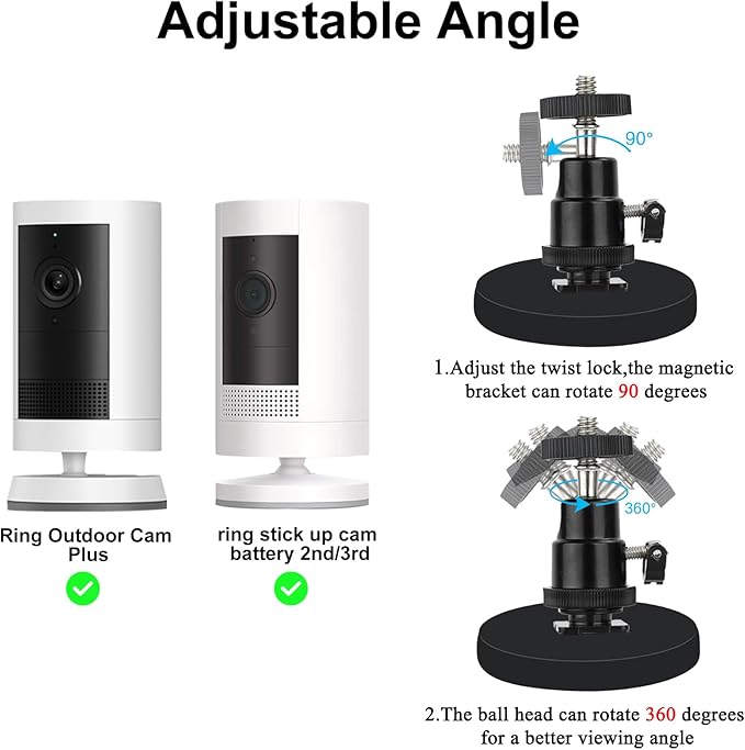 2Pack Magnetic Camera Mount Compatible - Image 4
