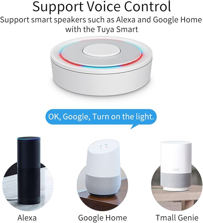 Tuya ZigBee 3.0 Hub: WiFi Smart Home hub, Zigbee Hub Gateway, Smart Life App & - Image 4