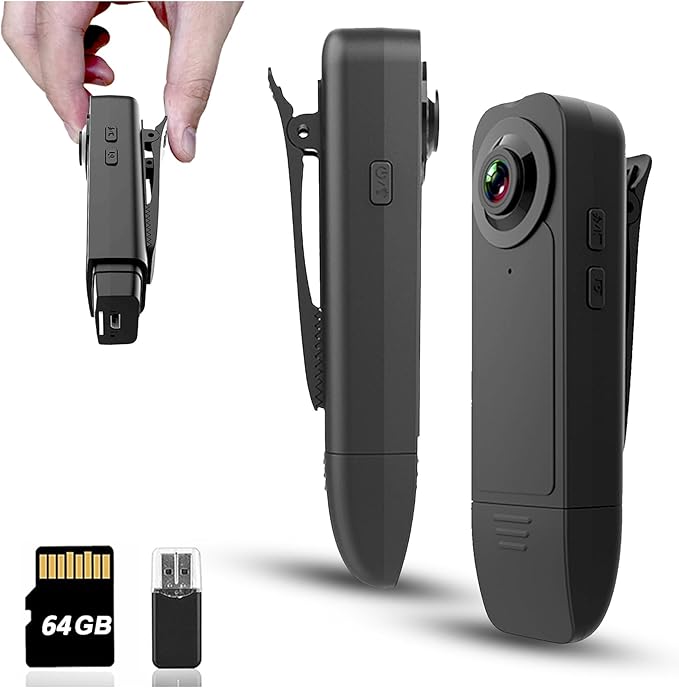 Mini Body Camera with Audio & Video Recording by Unknown