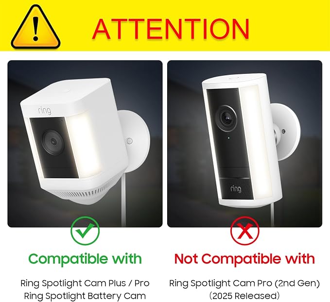Fintie Silicone Case for Ring Spotlight Cam, Soft Silicone Weather Resistant - Image 2