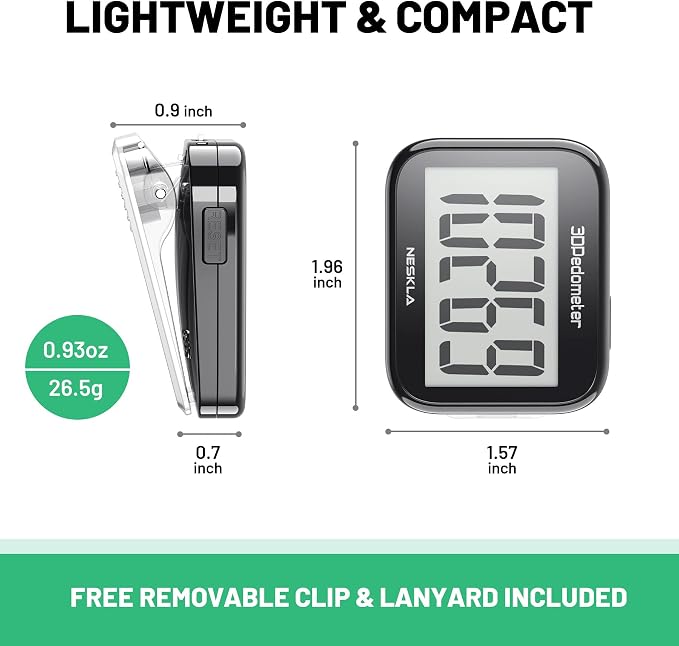 3D Pedometer for Walking, Simple Step Counter - Image 6