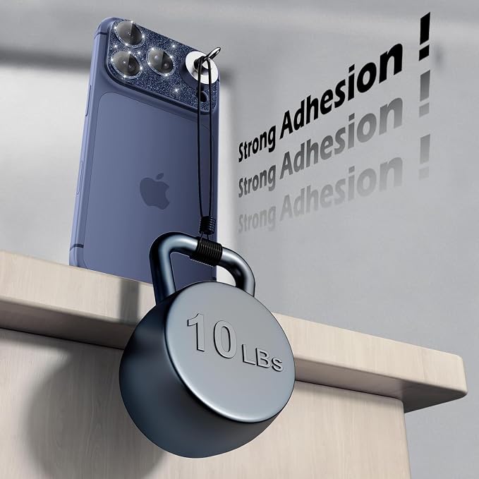 imluckies Compatible with iPhone 17 Pro Camera Lens Protector Bling, Ultra HD - Image 6