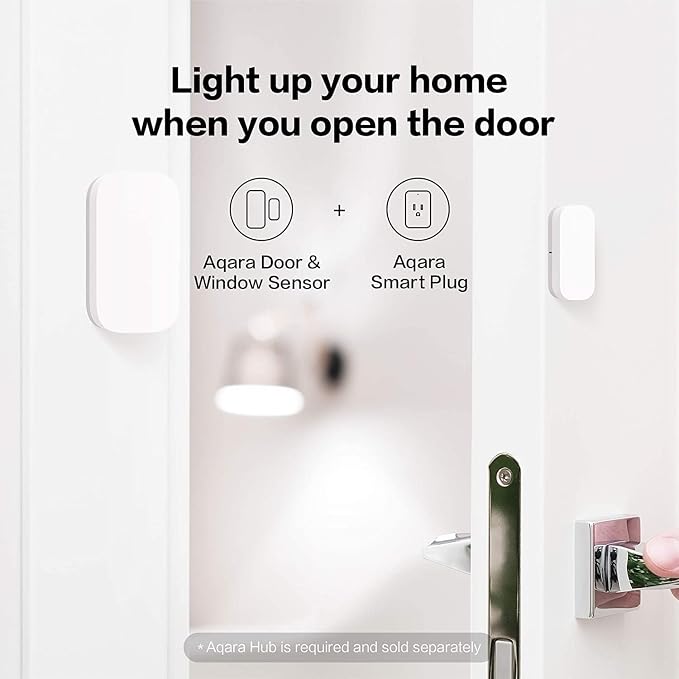 Aqara Zigbee Door and Window Sensor 3 Pack, Wireless Mini Contact Sensor - Image 5