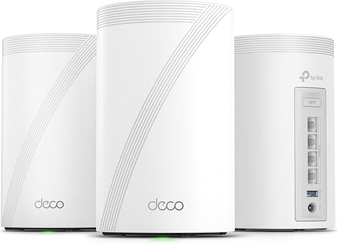 TP-Link Deco 7 Pro BE63 Tri-Band WiFi 7 BE10000 Whole Home Mesh System by TP-Link