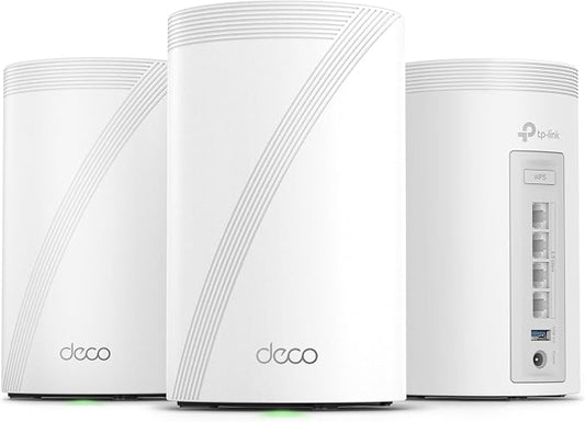 TP-Link Deco 7 Pro BE63 Tri-Band WiFi 7 BE10000 Whole Home Mesh System by TP-Link