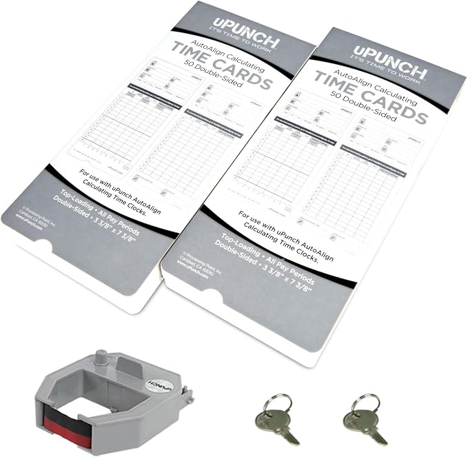 uPunch HN2500 Calculating Time Clock Bundle - Image 7