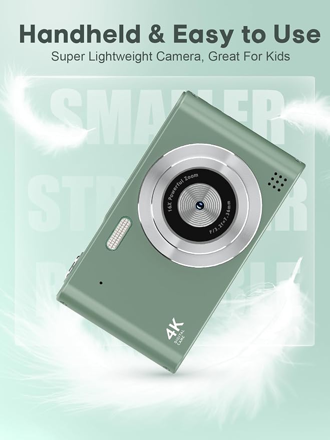 Digital Camera - 1080P Vlog Camera, 44MP Compact, 16X Zoom, Anti-Shake - Image 3