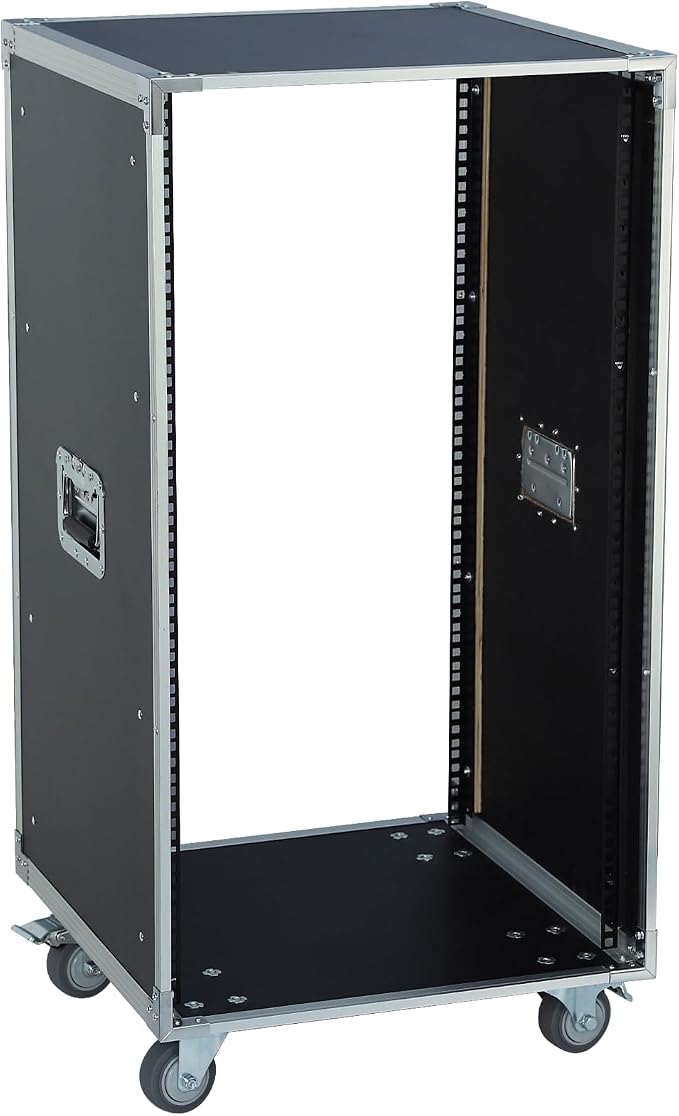 AV Gear Rack 20U Home Audio & Video Stage Stereo Equipment Storage Cabinet - Image 2