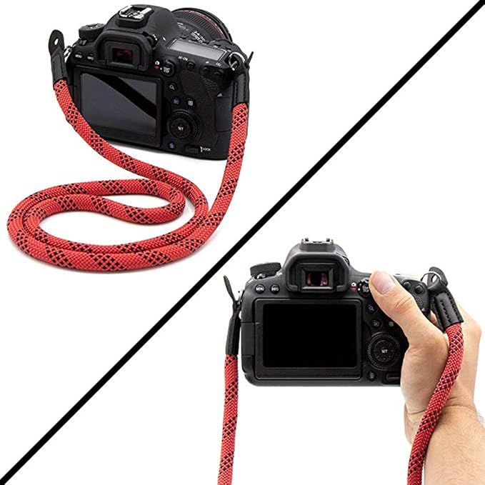 Camera Strap Vintage 100cm Nylon Climbing Rope Camera Neck Shoulder Strap - Image 3