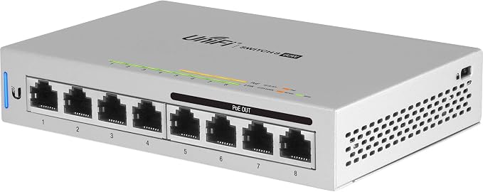 Ubiquiti Networks US-8-60W UniFi 8-Port Gigabit PoE Compliant Managed Switch by Unknown