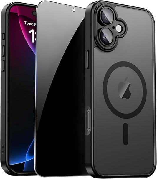 for iPhone 17 Case with Privacy Screen Protector and Camera Protection by ZOZDOKG