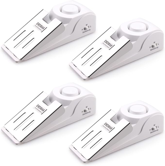EMDMAK Door Stop Alarm with 120DB Siren Door Stop by EMDMAK%C2%AE
