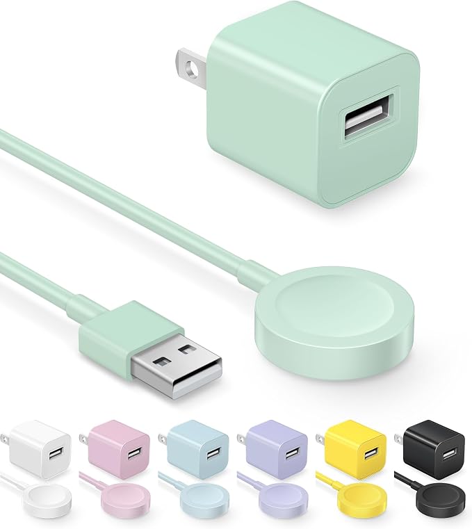 Fast Charger for Apple Watch Charger, Magnetic iWatch Charger to USB A Cable by JUCDEKE