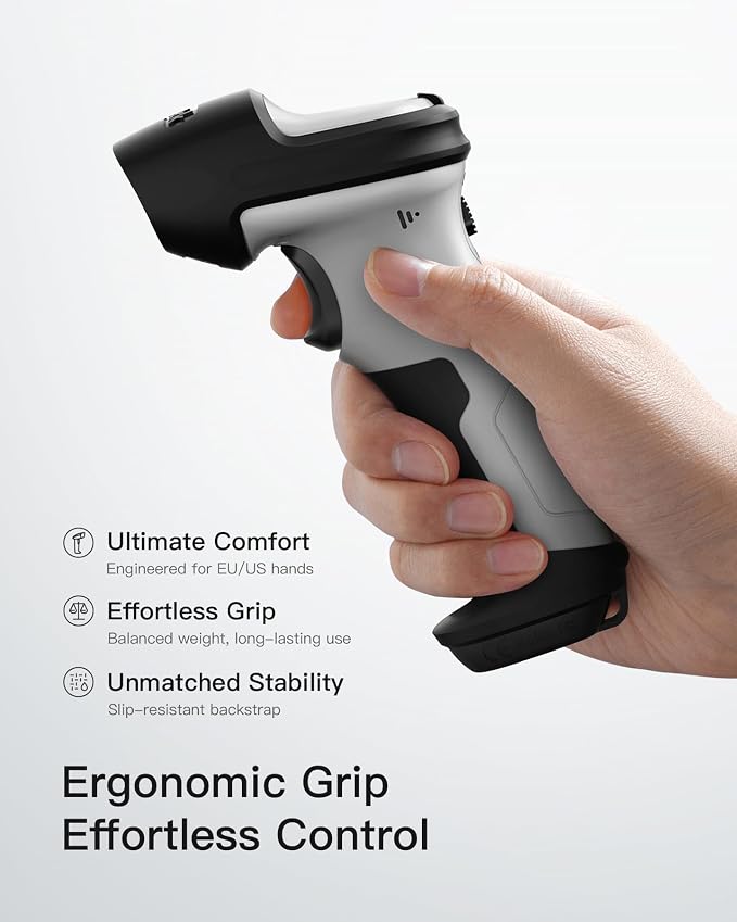 Inateck Bluetooth Barcode Scanner, 1 Charge 180 Days Standby, 115FT Range - Image 6