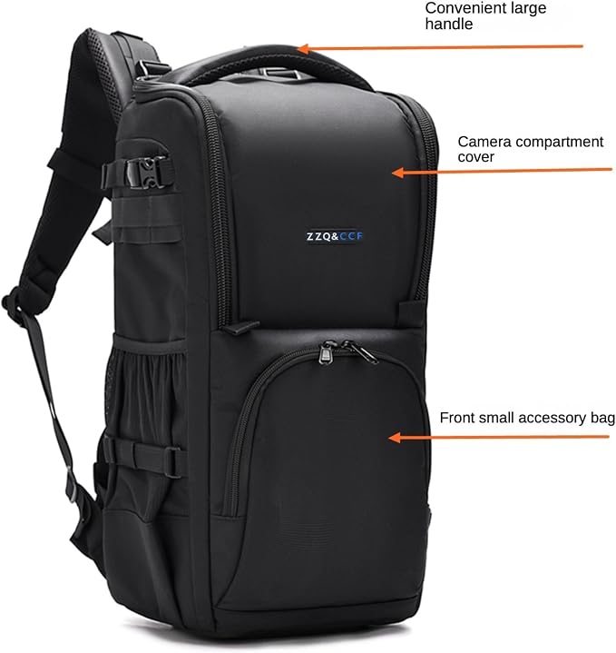 ZZQ&CCF Telephoto Lens Camera Backpack - Image 4