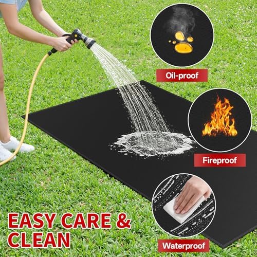 SecuCaptain Under Grill Mat for Outdoor Grill - Image 5