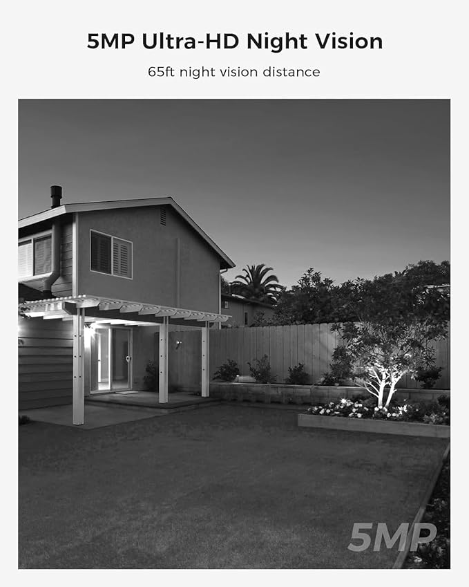 Hiseeu 2.5K 5MP WiFi Security Camera System Outdoor, Expandable 16CH 8MP NVR - Image 4