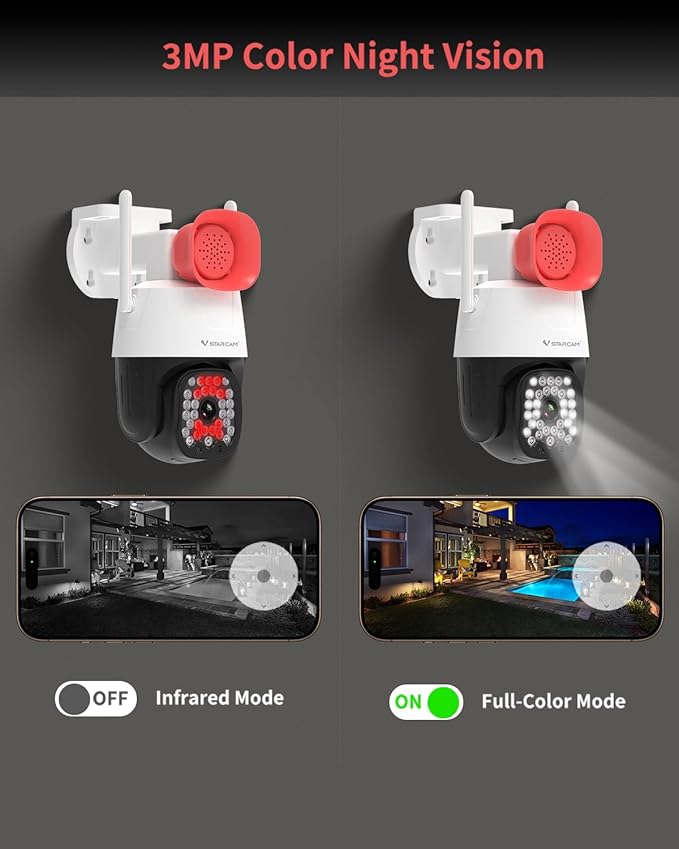 VSTARCAM 3MP Outdoor Security Camera - Image 4